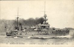CPA Bateau Liberte Cuirase de 1er rang 