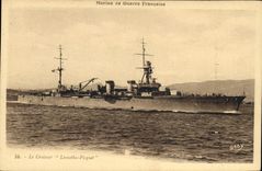 CPA Bateau Le croiseur Lamothe Piquet 