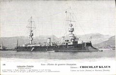 CPA Bateau Latouche Treville Croiseur Cuirasse 
