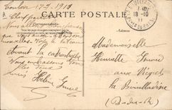 CPA Bateau Liberte Cuirasse d'escadre Detruit en rade de toulon 