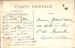 CPA Bateau Liberte Cuirasse d'escadre Detruit en rade de Toulon 