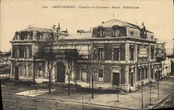 CPA Chambre de Commerce Musee Bibliotheque Saint Nazaire