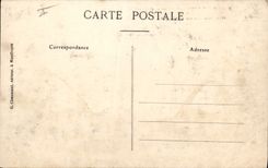 Vintage Postcard Montlucon Boulevard of Courtais the post office building and the Chamber of commerce