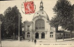 Vintage Postcard Soissons the produce exchange