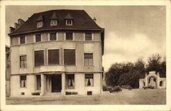 Vintage Postcard Borough in Bresse Chamber of commerce and war memorial