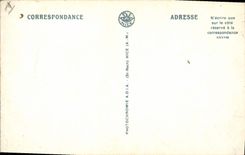 Vintage Postcard Villefranche on Sea the harbor station Chamber of commerce of Nice