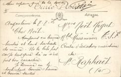 Vintage Postcard Angouleme Chamber of commerce