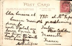 Vintage Postcard Fantasy Illustrator Children At the wedding