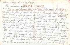 Vintage Postcard Fantasy Illustrator Right Restrictions