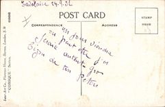 Vintage Postcard Fantasy Illustrator Children Man