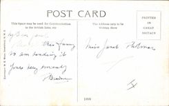 Vintage Postcard Fantaisie want Illustrator Woman I have penny foams trap and Be quick please