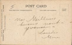 Vintage Postcard Fantasy Illustrator Donald Mc Gill Dog Boat