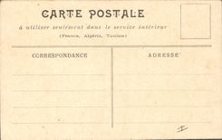 Vintage Postcard Fantasy Flowers Yellow Red Nasturtium