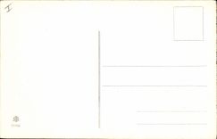 Vintage Postcard Biblioteca Vaticana Pianta di Roma