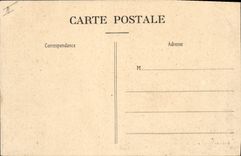 Postal Montdidier Vista general según un cuadro de 1690