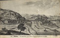 Vintage Postcard Meulan Seen general