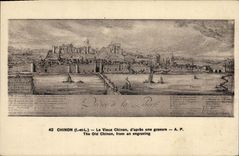 Vintage Postcard Chinon the Chinon old man