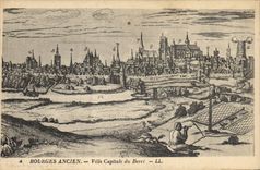Vintage Postcard Old Bourges Capital City of Berri