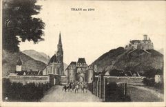 Vintage Postcard Thann in 1600