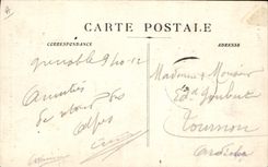 CPA Militaria Chasseurs Alpins Vallee de l'Ubaye Halage d'une piece de canon dans les Alpes