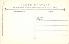 Vintage Postcard Boat Catastrophe of the Armor Freedom the beach late Guns of its turret