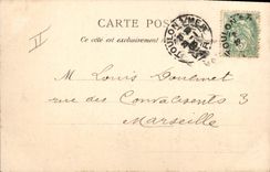 Vintage Postcard Boat Latouche Treville Cruiser of esacdre armor