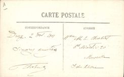 Vintage Postcard Bateau Catastrophe of the Liberte armor Seen general after the explosion armours it Liberte surrounds by wood remains