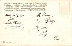 Postal Fantasia Flores Lirio del valle Feliz celebra