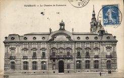 Vintage Postcard Roubaix Chamber of commerce