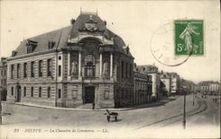 Vintage Postcard Dieppe Chamber of commerce