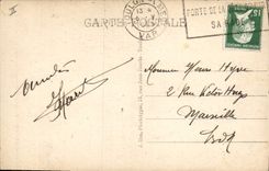 Vintage Postcard Toulon Palate of the Stock Exchange and Chamber of commerce