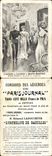 CPA Loterie Concours des legendes de Paris Journal 