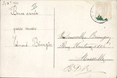 CPA Loterie Femme Bonne annee