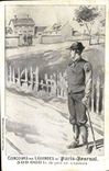 CPA Loterie Concours des legendes de Paris Journal