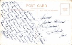 Vintage Postcard Fantasy Illustrator Child Right My best wishes