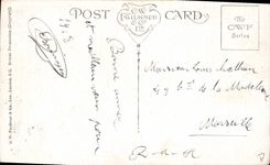 Vintage Postcard Fantasy Illustrator Children My heart is yours