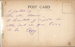 Vintage Postcard Fantasy Illustrator Children Curry one