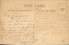 Vintage Postcard Fantasy Illustrator Children The first tiff