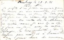 Vintage Postcard Fantasy Illustrator Don' T stop At home counting your arm