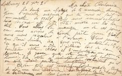 Vintage Postcard Fantasy Illustrator Child Misteloe means luck