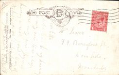 Vintage Postcard Fantasy Illustrator Blackpool Woman