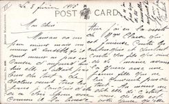 Postal Fantasia Ilustrador Niño el peligro de espía Policía Policía