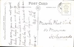 Vintage Postcard Fantasy Illustrator Child Nevere Mind Fifi Dog