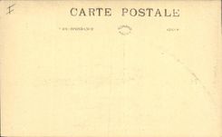 Vintage Postcard old Mason general Sight catch north of after Lallemand 1780