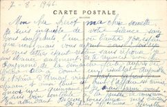 Vintage Postcard Burgundy Arnay Ancien Seen of the city Dimensions West in 1822