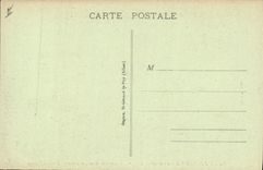 Vintage Postcard Saint Nectary there is hundred years the church the feudal castle the Prioress Drawing of Isabey