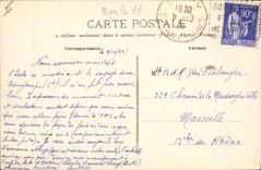 Vintage Postcard Cluny the abbey of Cluny to the 18th principal Sight