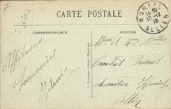 Vintage Postcard the Montlucon old man