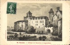 Vintage Postcard Charente Abbaye of Beaulieu has Angouleme