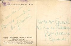 Postal Helechos según un dibujo de Arthur emigrado polaco tiempo Segundo Imperio